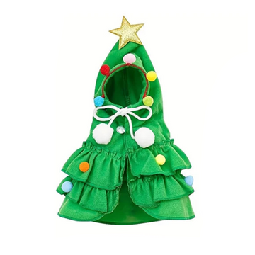 Christmas Elf Costume for Dogs and Cats