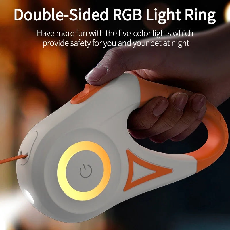 LED Retractable Dog Leash - Furry Club