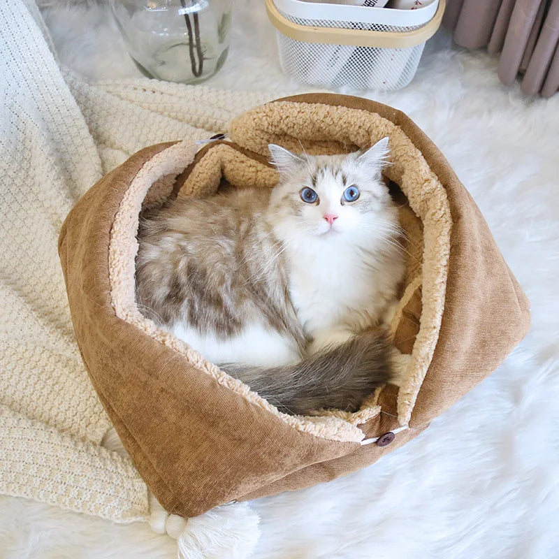 Warm Thickened Cat Bed - Furry Club