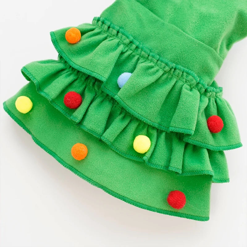 Christmas Elf Costume for Dogs and Cats - Furry Club