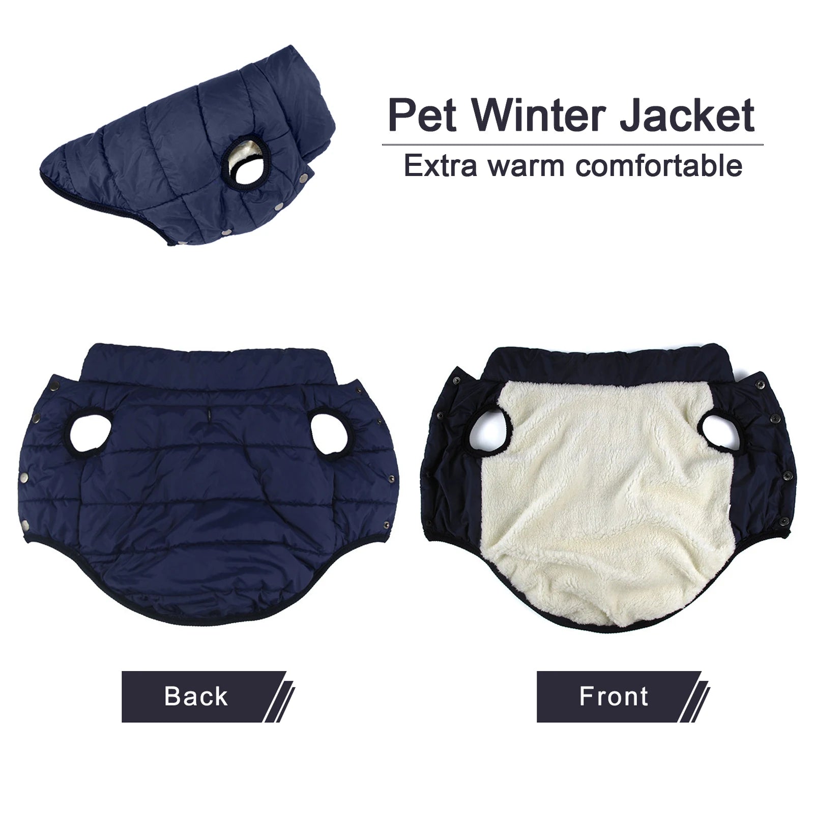 Outdoor Cold Proof Warm Dog Jacket - Furry Club