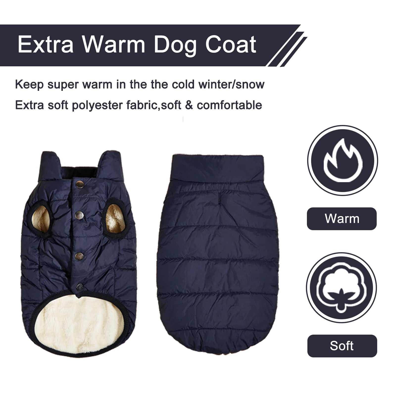 Outdoor Cold Proof Warm Dog Jacket - Furry Club