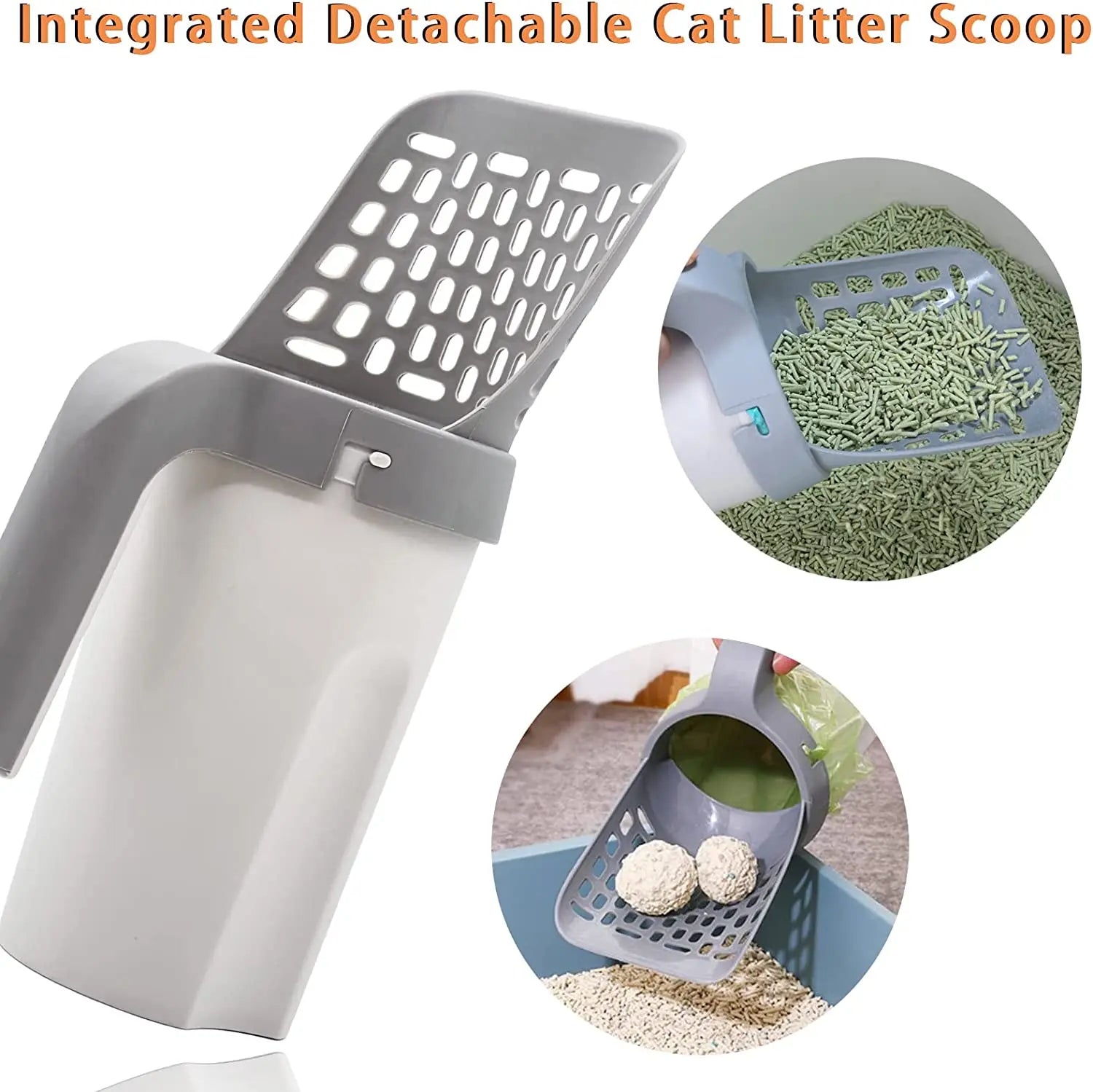 Cat Litter Scoop with Trash Can - Furry Club