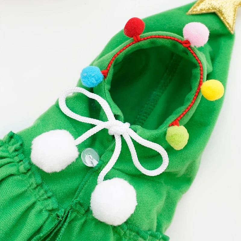 Christmas Elf Costume for Dogs and Cats - Furry Club