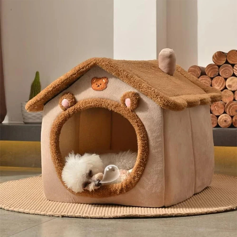 Foldable Removable Pet House - Furry Club