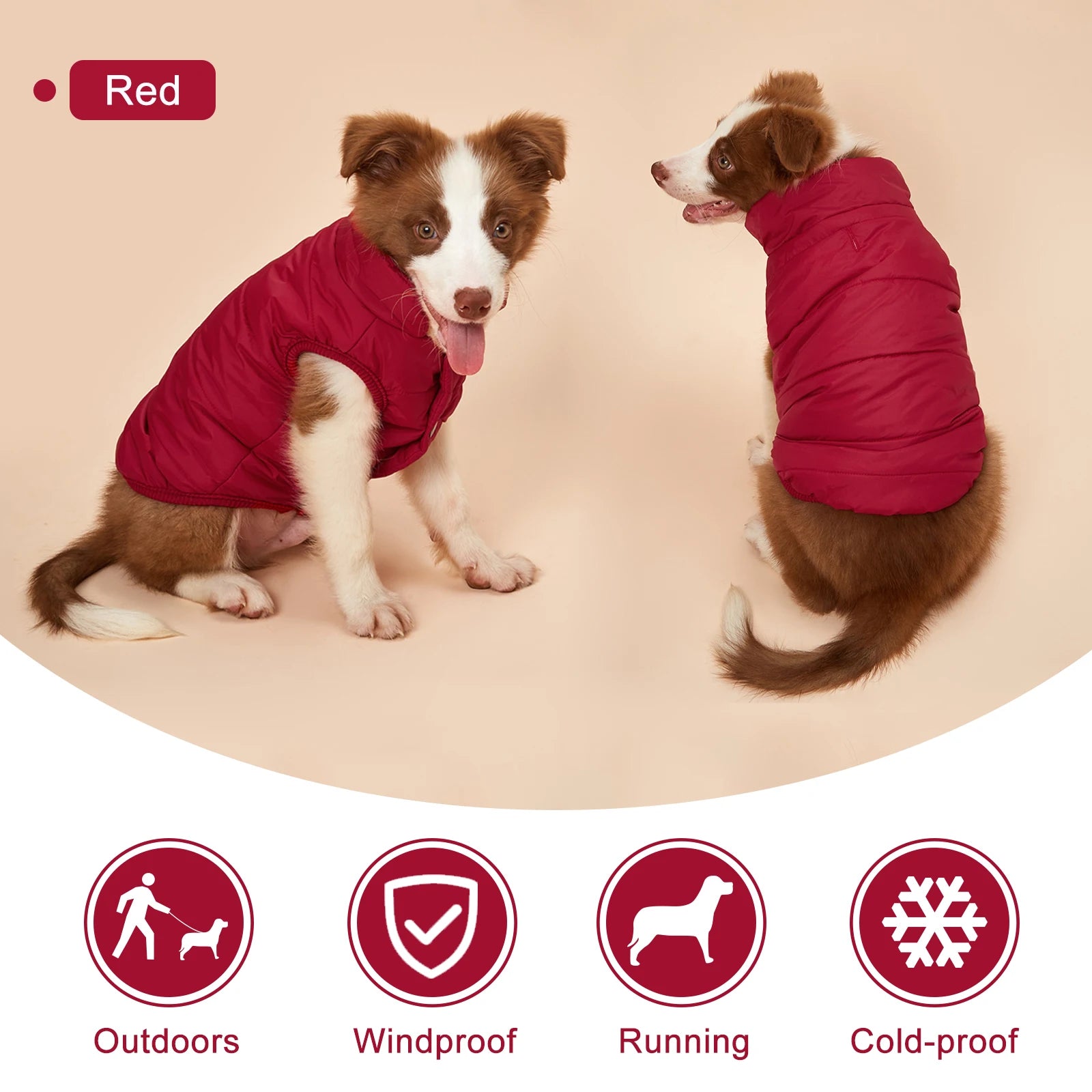 Outdoor Cold Proof Warm Dog Jacket - Furry Club