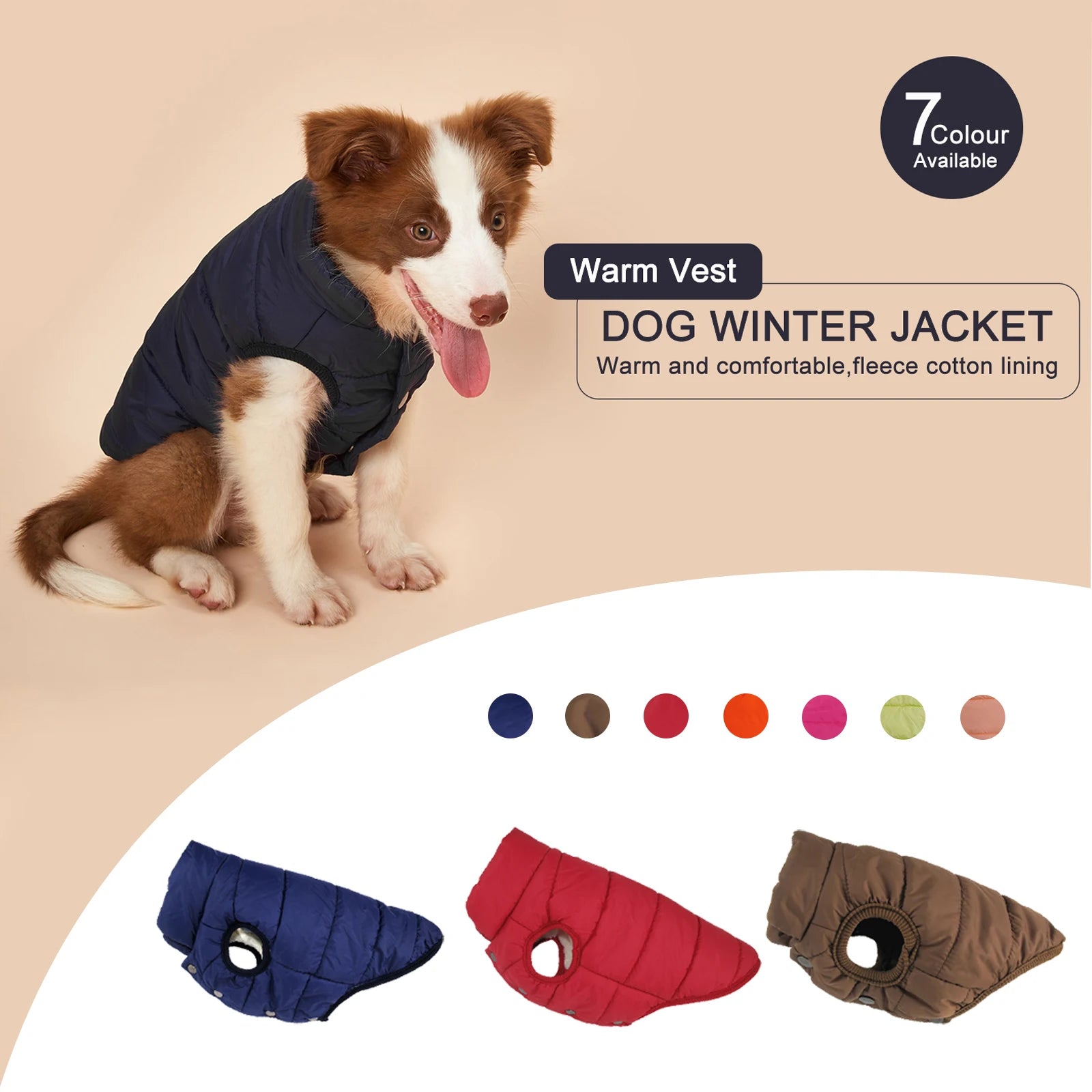 Outdoor Cold Proof Warm Dog Jacket - Furry Club