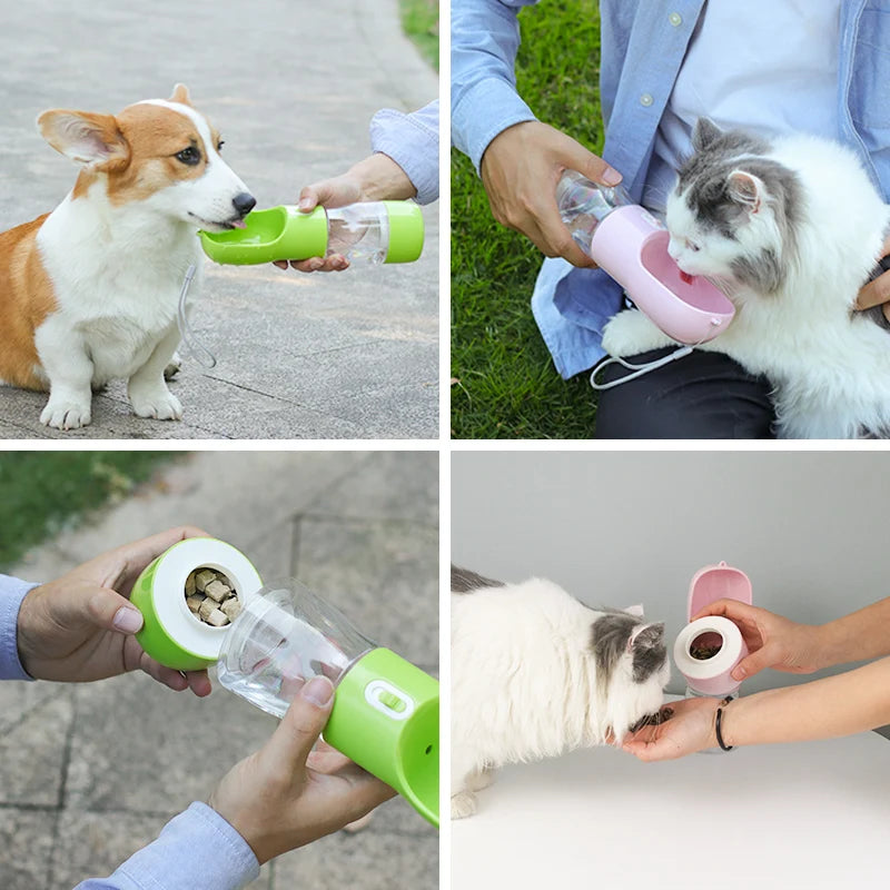 Portable Pet Dog Water Bottle Feeder - Furry Club