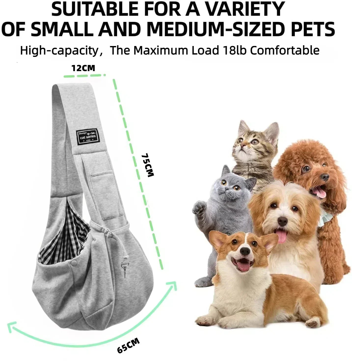 Comfortable Crossbody Pet Sling Bag - Furry Club