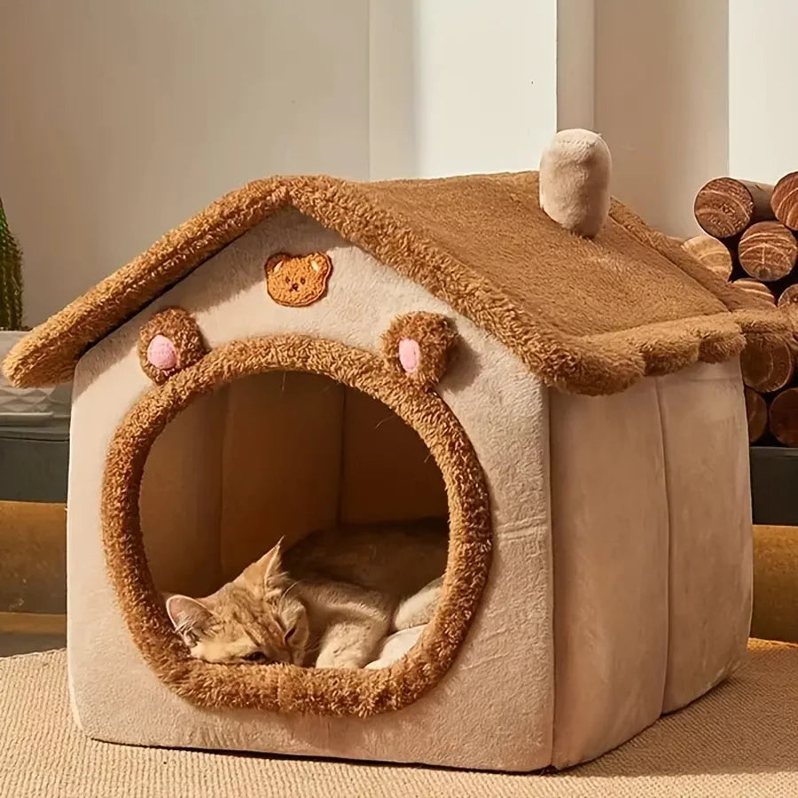 Foldable Removable Pet House - Furry Club