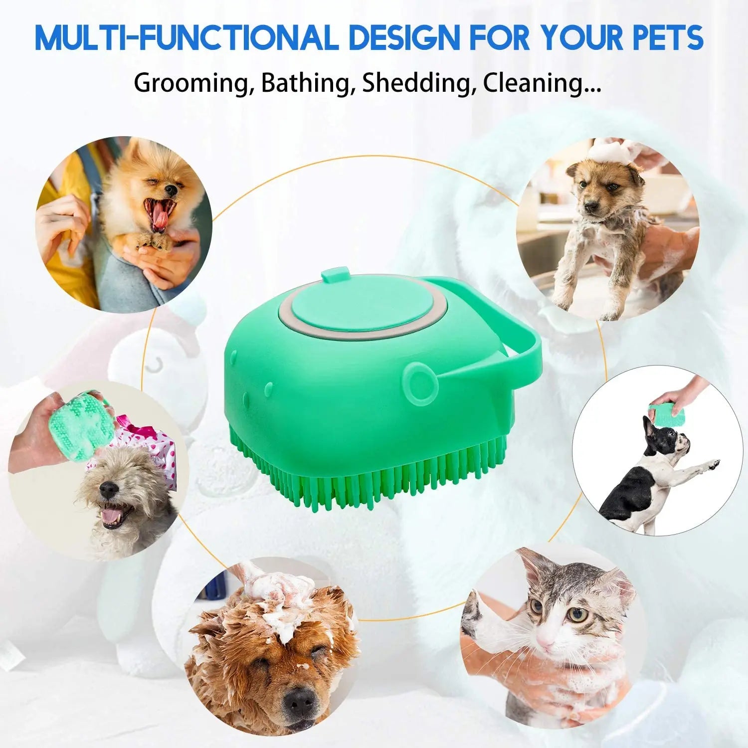 Pet Bath Brush - Furry Club