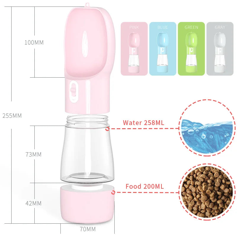 Portable Pet Dog Water Bottle Feeder - Furry Club