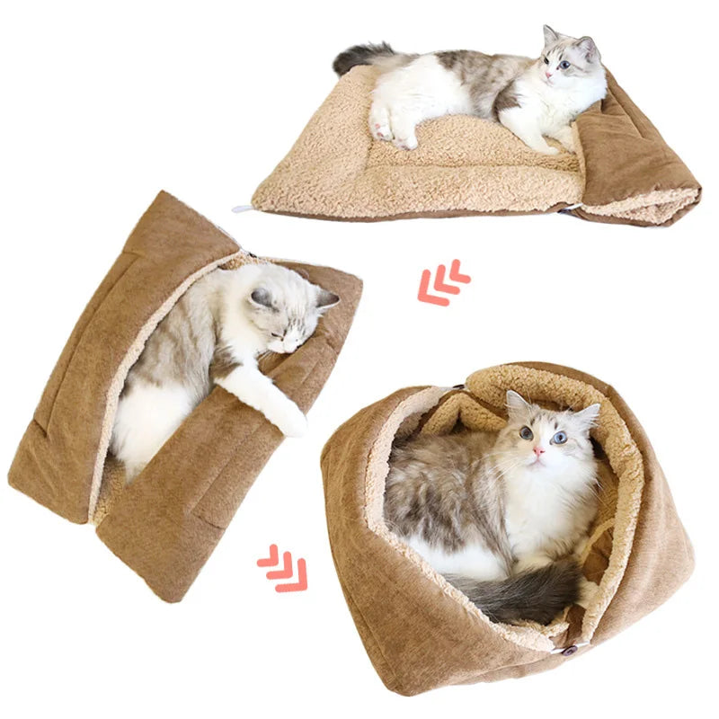 Warm Thickened Cat Bed - Furry Club