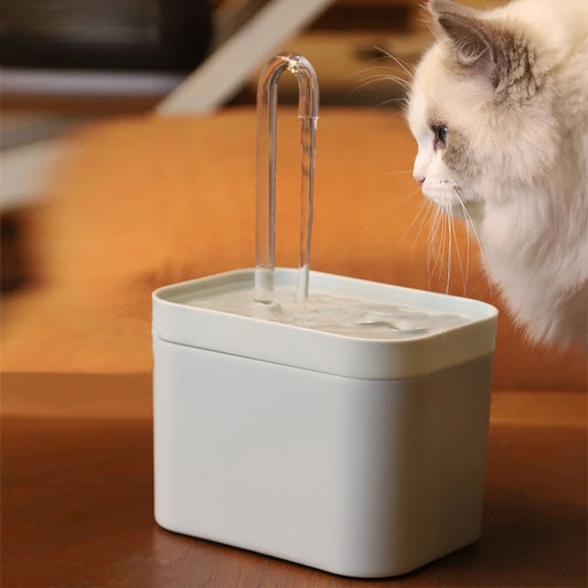 Electric Cat Water Fountain Drinker - Furry Club