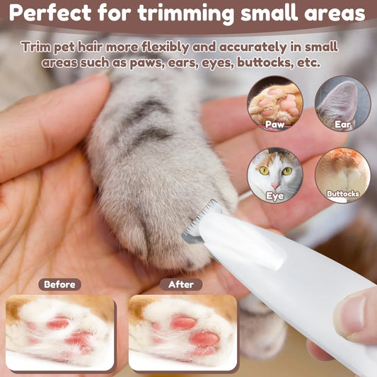 Dog Paw Trimmer with LED Light - Furry Club